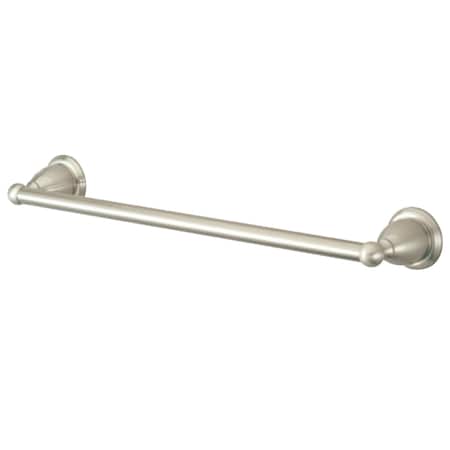Kingston Brass Heritage 18" Towel Bar, Brushed Nickel BA1752SN